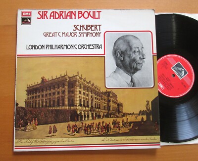 ASD 2856 ED1 Sir Adrian Boult Schubert Great C Major Symphony 1972 NEAR MINT EMI
