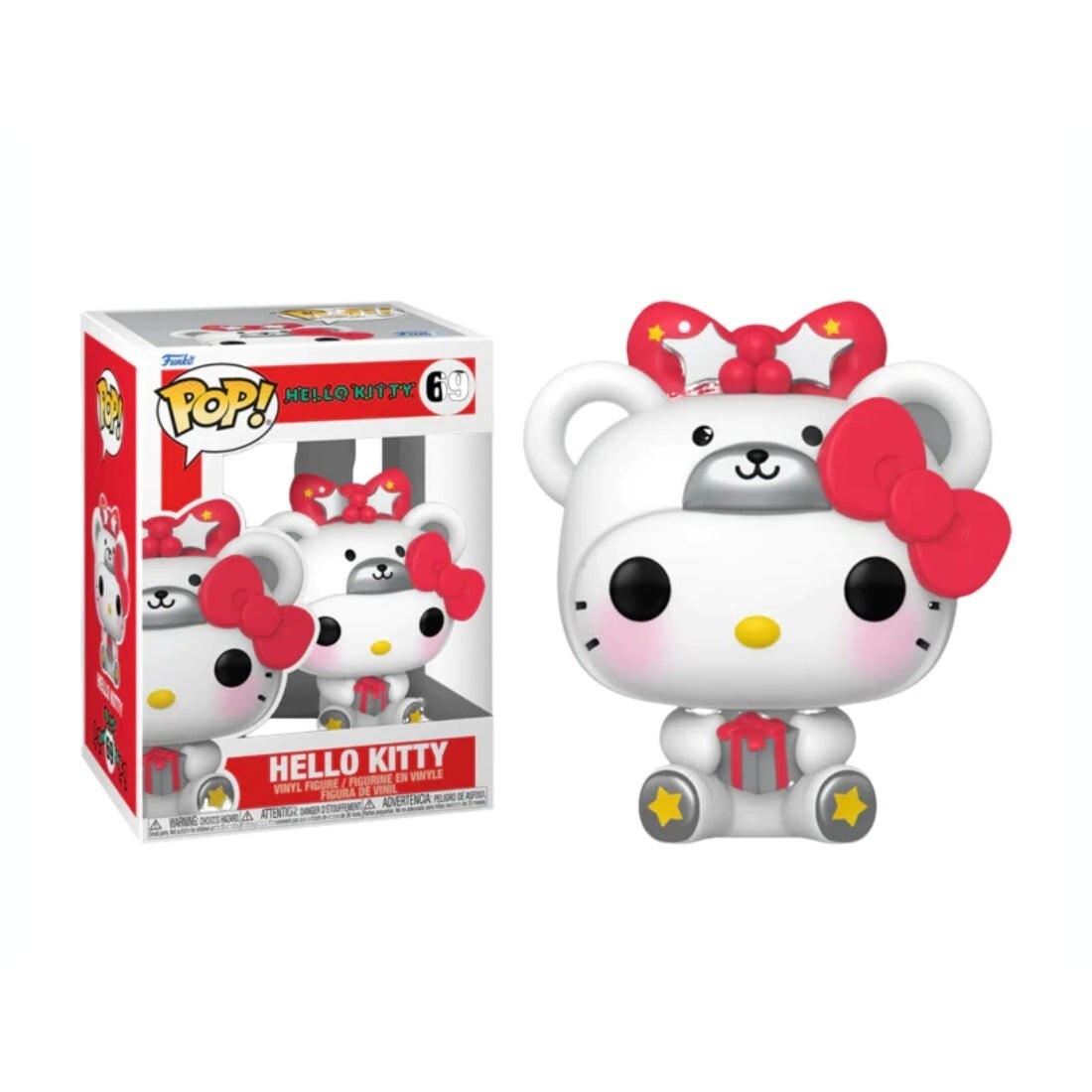 Funko Pop! Hello Kitty Hello Kitty Polar Bear Hat #69 Funko Pop! Hello Kitty Hello Kitty Polar Bear Hat #69