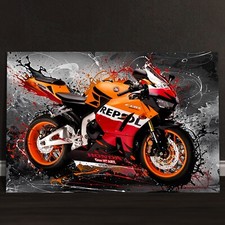  Wandbild, HONDA CBR 1000 RR MOTORRAD, Acryl...