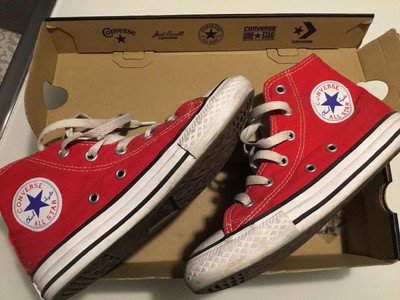 scarpe converse rosse