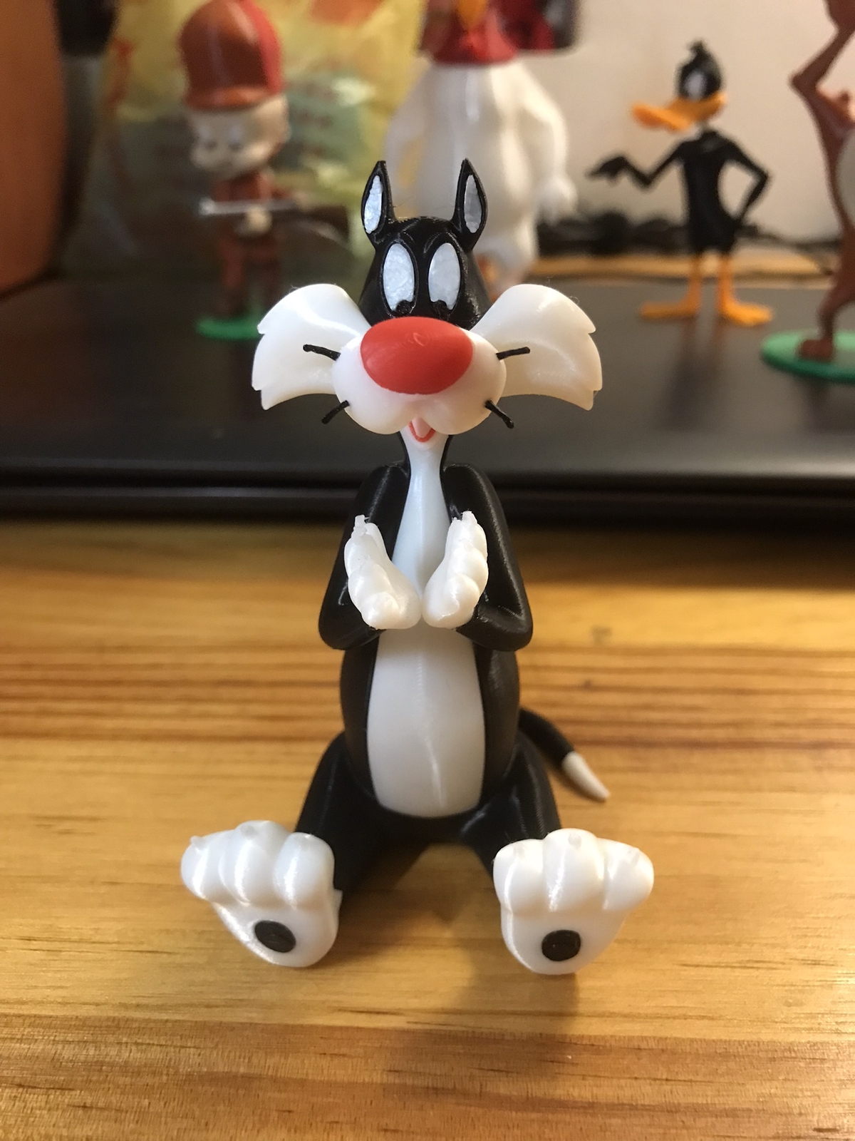 Modelo coleccionable 3D Looney Tunes Tasmania Devil Sylvester Daffy Duck