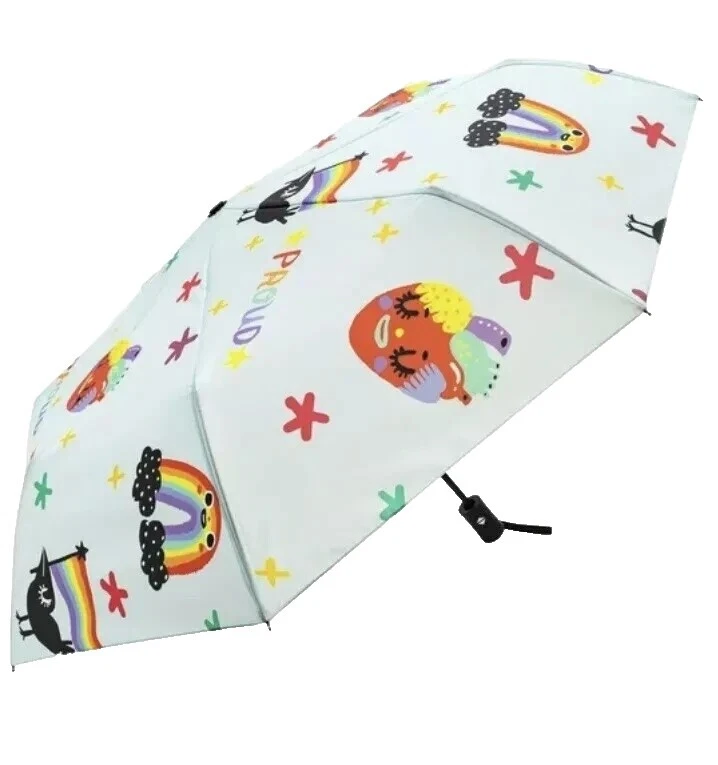 Corazón Compacta/plegable Paraguas para Mujeres