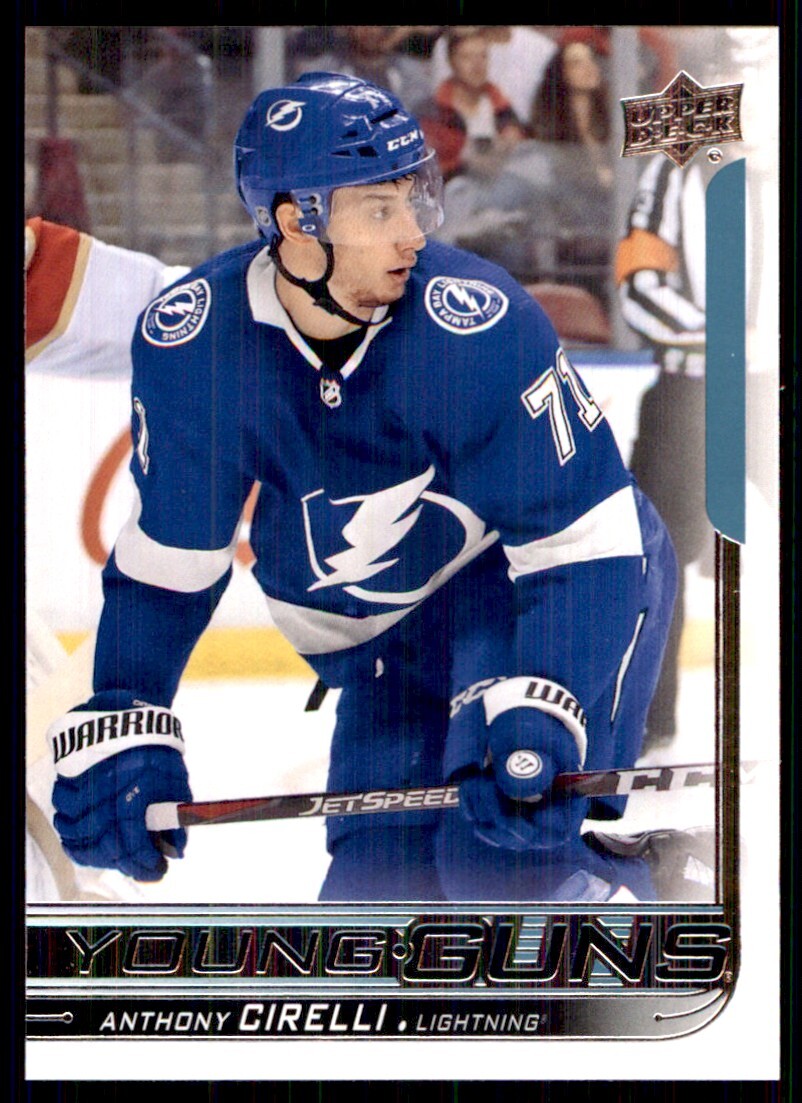 2018-19 Upper Deck Young Guns Anthony Cirelli RC Tampa Bay Lightning #219