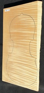 Tonewood Flamed Maple Violin One Piece Back 135 Ebay