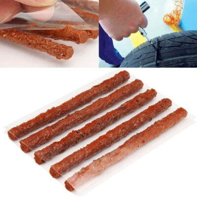 #ad 60Pcs Set Car Flat Tire Plug Puncture Repair Strings Tyre Rubber Sealing Strips $8.62