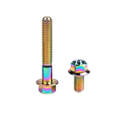 Tornillo hexagonal de brida de titanio M12 para motocicleta 30 35 40 45 50 55 60 75 80 90 mm - Imagen 16 de 29