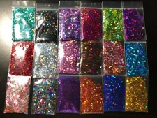 Solvent Resistant BUTTERFLY shape Glitter U Choose Color Nail Art Face Crafts