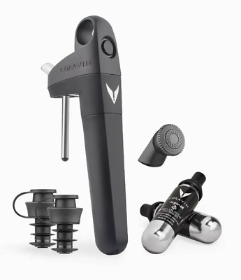 Coravin Pivot + schwarz Weinrührsystem