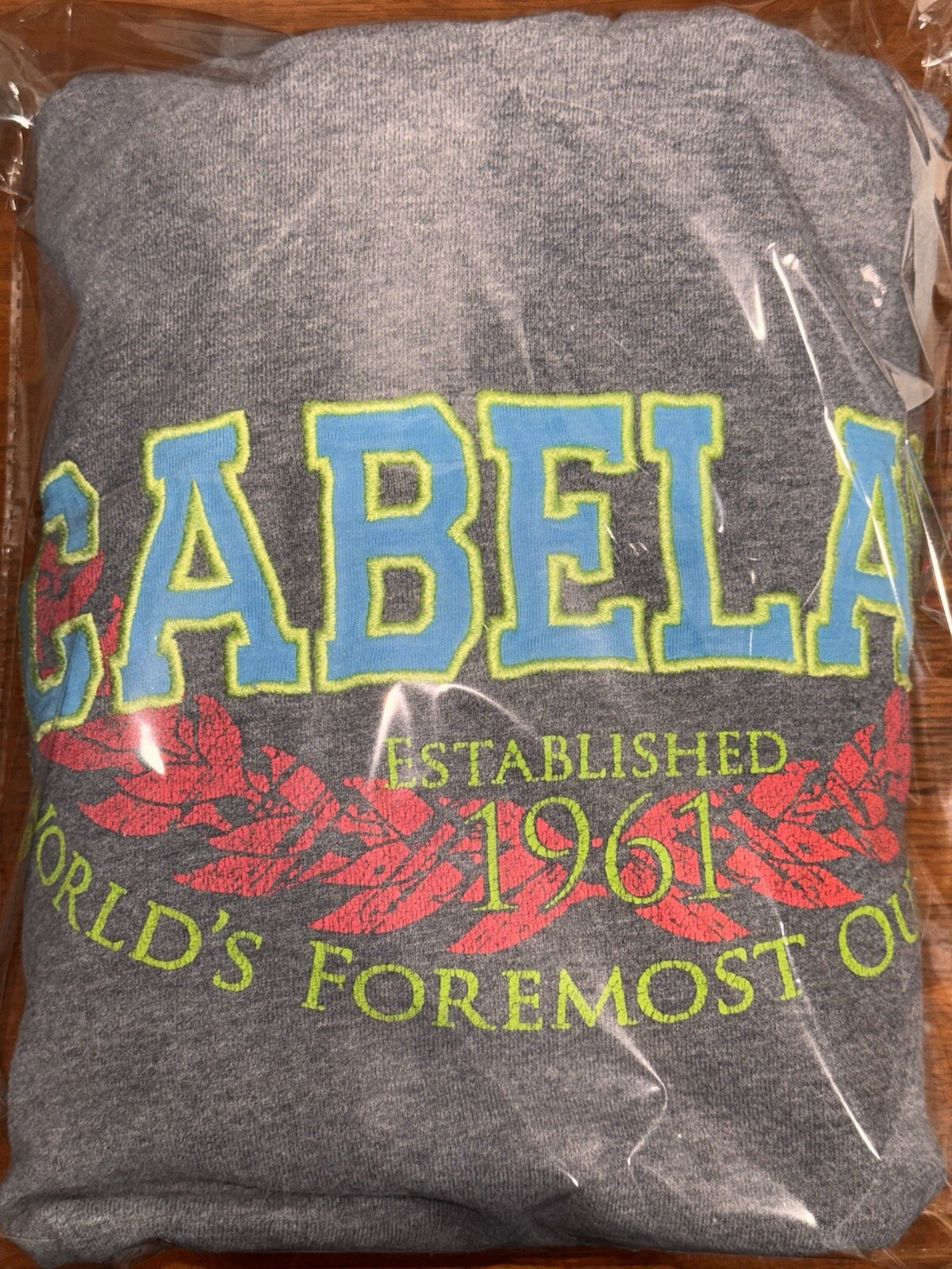 Cabela's Embroidered Gray Pullover Sweatshirt Hoo… - image 10
