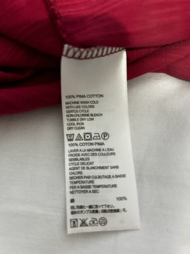 Tommy Bahama Shirt Herren Größe L V-Ausschnitt Kurzarmshirt rot - Bild 7 von 7