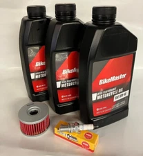 Suzuki LS650 Savage Oil Change Tune Up Kit USA Made Oil NGK