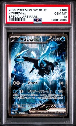 Kyurem ex 168/086 Black Bolt Holo Japanese Pokemon Card PSA 10 Gem Mint