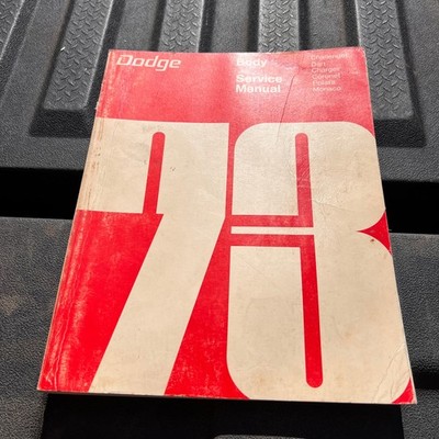1973 Dodge Body Service Manual, Challenger, Dart, Charger, Coronet Polara Monaco