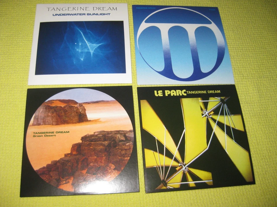 Tangerine Dream The Blue Years Studio Albums 1985-1987 4 CD Albums Ambient - Image 3 of 3