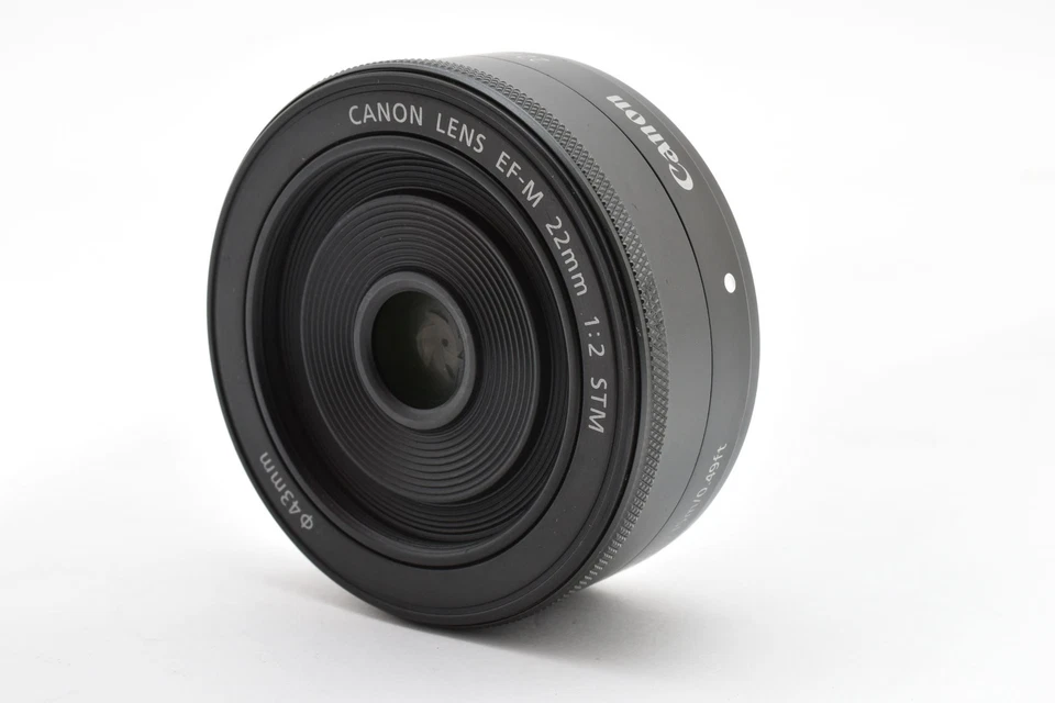 Canon EF-M 22mm f/2 STM Wide Angle Lens Black From JAPAN - Image 2 of 4