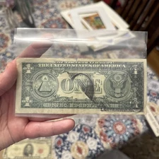 1974 $1 Federal Reserve Note Ungraded- Offset Printing Error