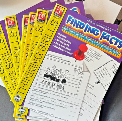 Remedia Critical Thinking Skills Workbook Lot 6 Finding Facts Evaluation NEW