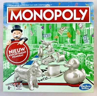 Hasbro Monopoly Brettspiel Klassik Edition mit neuen Spielfiguren Niederländisch - Bild 1 von 4
