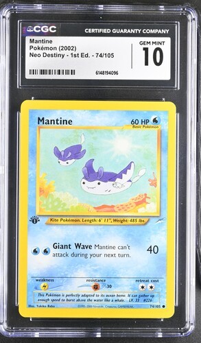 Mantine (1st Edition) graded CGC 10 for sale on eBay