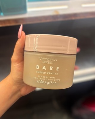 Victoria's Secret Bare Sueded Vanilla Rich Hydrating Body Crème 7 oz