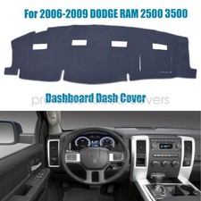 Dashboard Dash Cover Mat Charcoal Grey Fits For 2006-2009 Dodge Ram 2500 3500