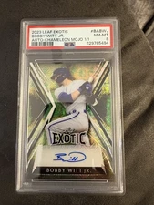 2023 Bobby Witt Jr 1/1 Auto PSA Mojo