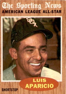 1962 Topps #469 Luis Aparicio Sporting News All Star Semi High Number VGEX/EX