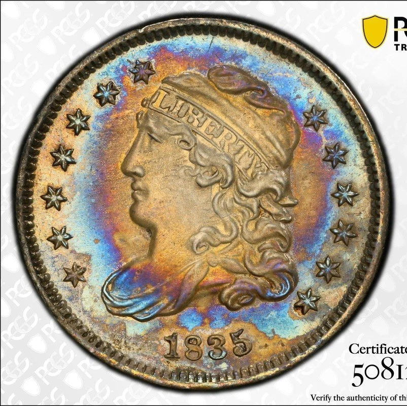 1835 Year Capped Bust Half Dimes (1829-1837) for sale | eBay