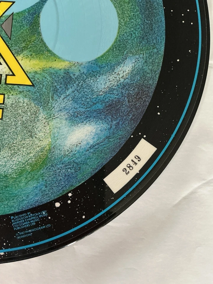 DEF LEPPARD ROCKET  12” PICTURE DISC LEPXP 6 HARD ROCK VINYL  PLAY TESTED - Image 2 of 4