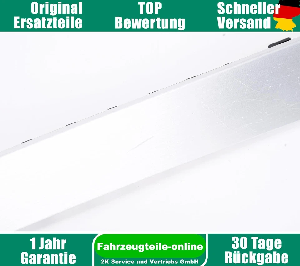 Porta Modanatura Set Alluminio Opaco Spazzolato Audi A5 8TA Sportback 8K0867409 - Immagine 3 di 4