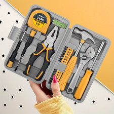 24pc Tool Kit with Mini Hammer for Women Compact Household DIY Tool Set
