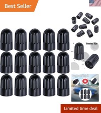 Easy Install 15PCS Long Stem Tire Valve Caps - Universal Fit for All Vehicles