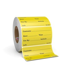 Dissolvable Food Labels for Glass, Plastic Metal, Wood - Washes Off No Residu...