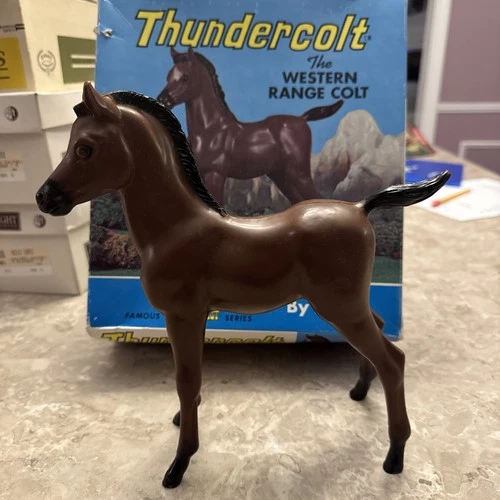 Marx Johnny West #2031B Thundercolt The Western Range Colt - Brown Original Box