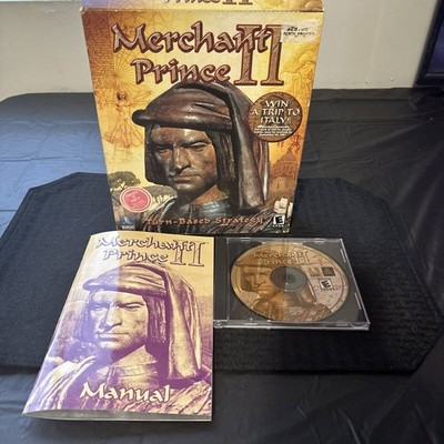 Merchant Prince 2 II PC Game Big Box Turn Based Strategy 2001 Talonsoft CD ROM