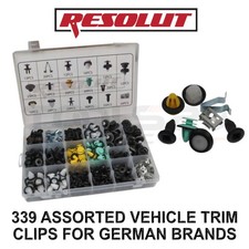 RESOLUT 339 Assorted Vehicle Trim Clips For German Brands 9272