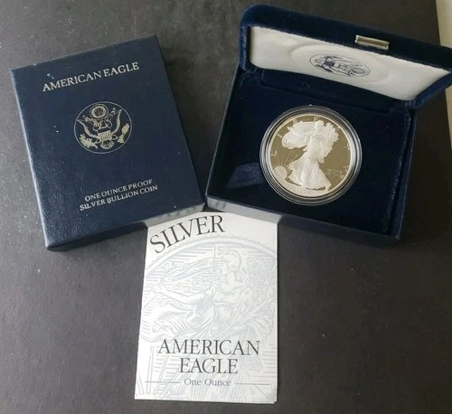 1995-P American Silver Eagle Proof — photo from the most recent tracked eBay sale