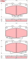 TRW GDB3383 Bremsbelagsatz FüR Scheibenbremse Bremsbelagsatz BremsbeläGe