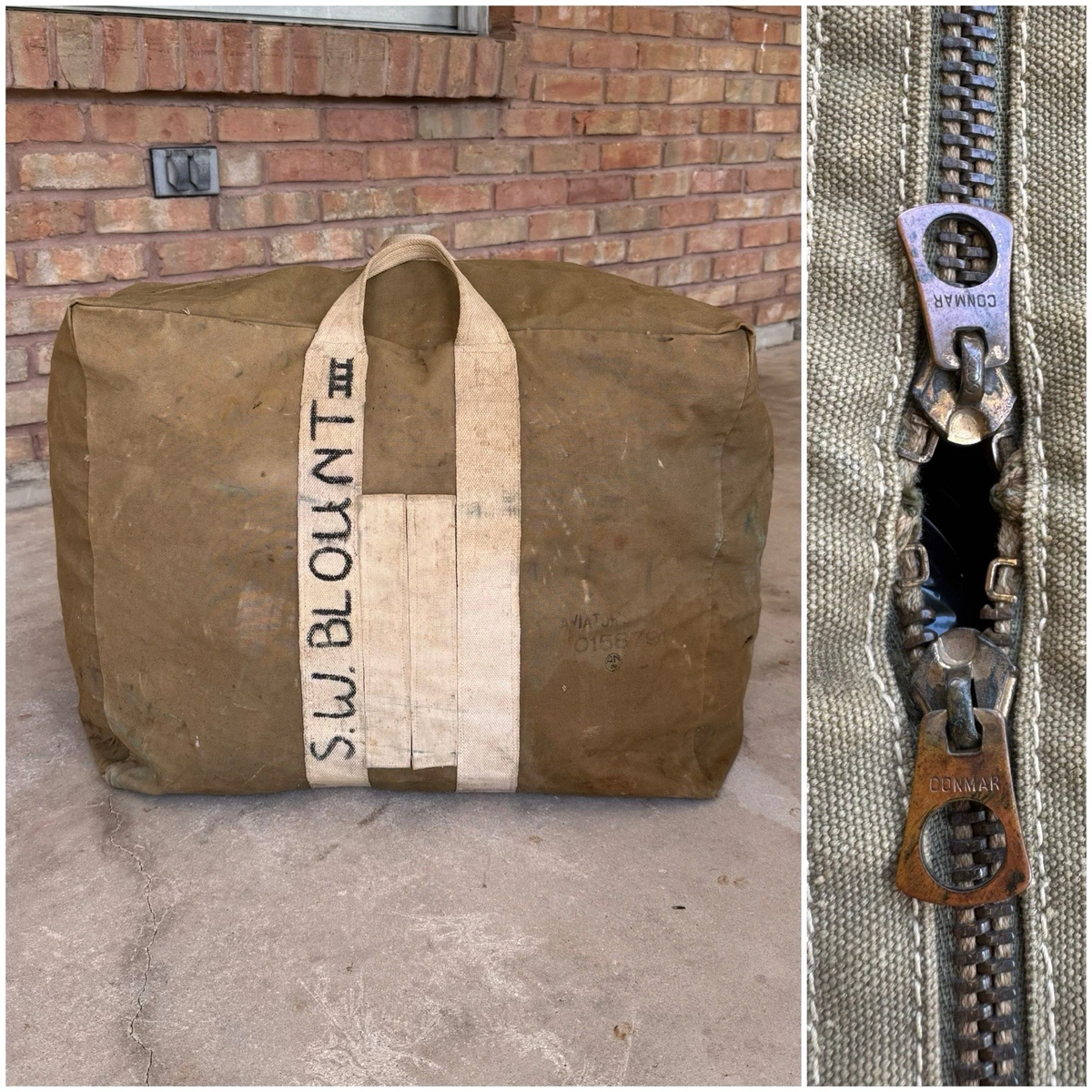 Wwii Duffle Bag In Original Ww Ii Us Field Gear & Equipment for