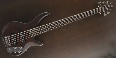 YAMAHA TRBX505 TBR 5-String Electric Bass Guitar Brown Japan w