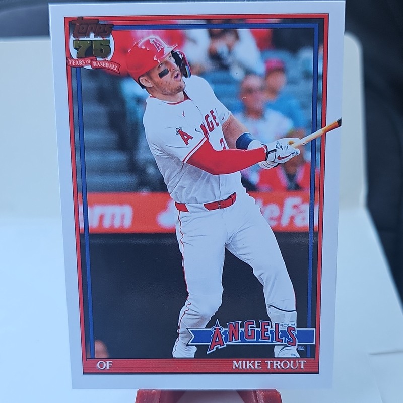 Topps 2026 75 Years of Baseball 3-Card Lot Trout Cabrera Mattingly