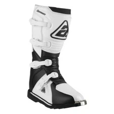 Answer AR1 Adult Race Boots - Black/White - Size 14 446640