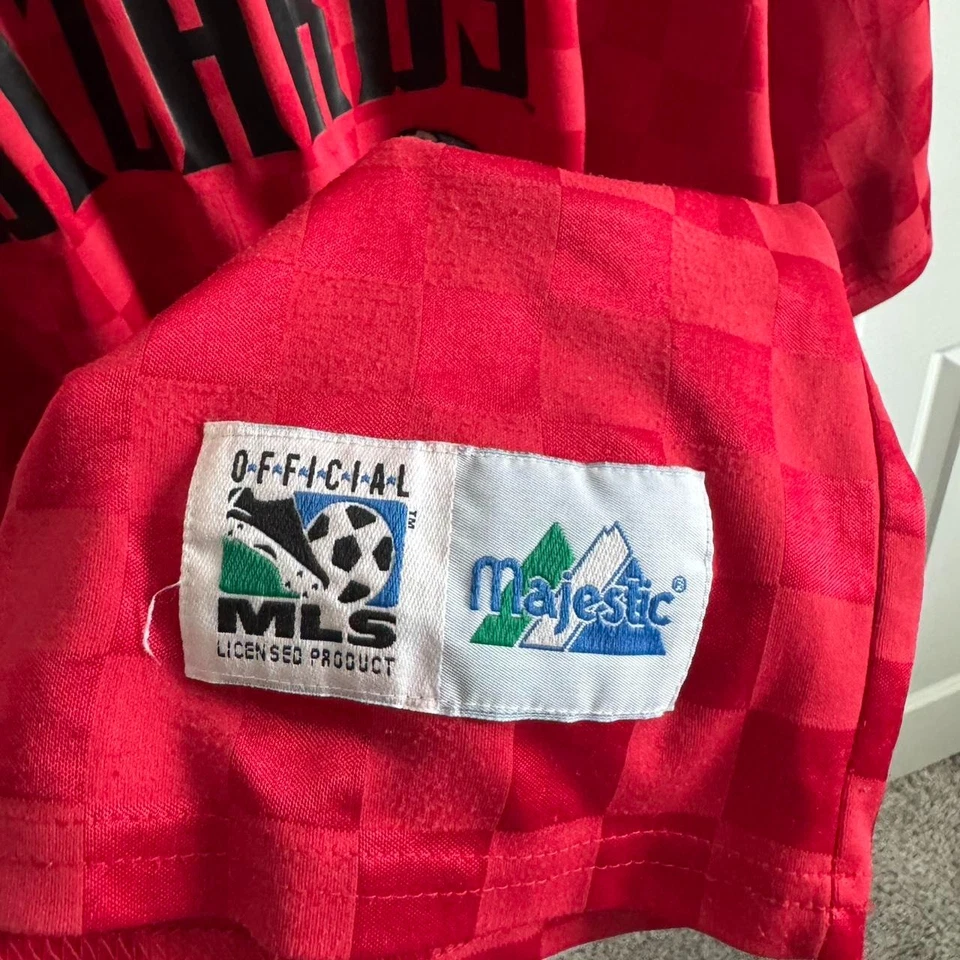 Kit de fútbol vintage de las Grandes Ligas Kansas City Wizards talla XL Foto 4 de 4