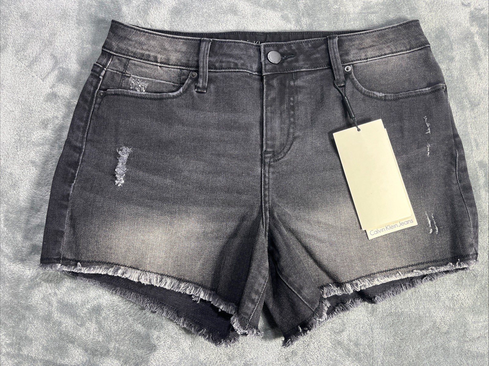 Short Sz 27 Womens Frayed Distressed Boho Chic New With Tags
