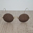 Vintage ALGHA 12K Gold Filled Eyeglasses Frames Made in England - FRAMES ONLY