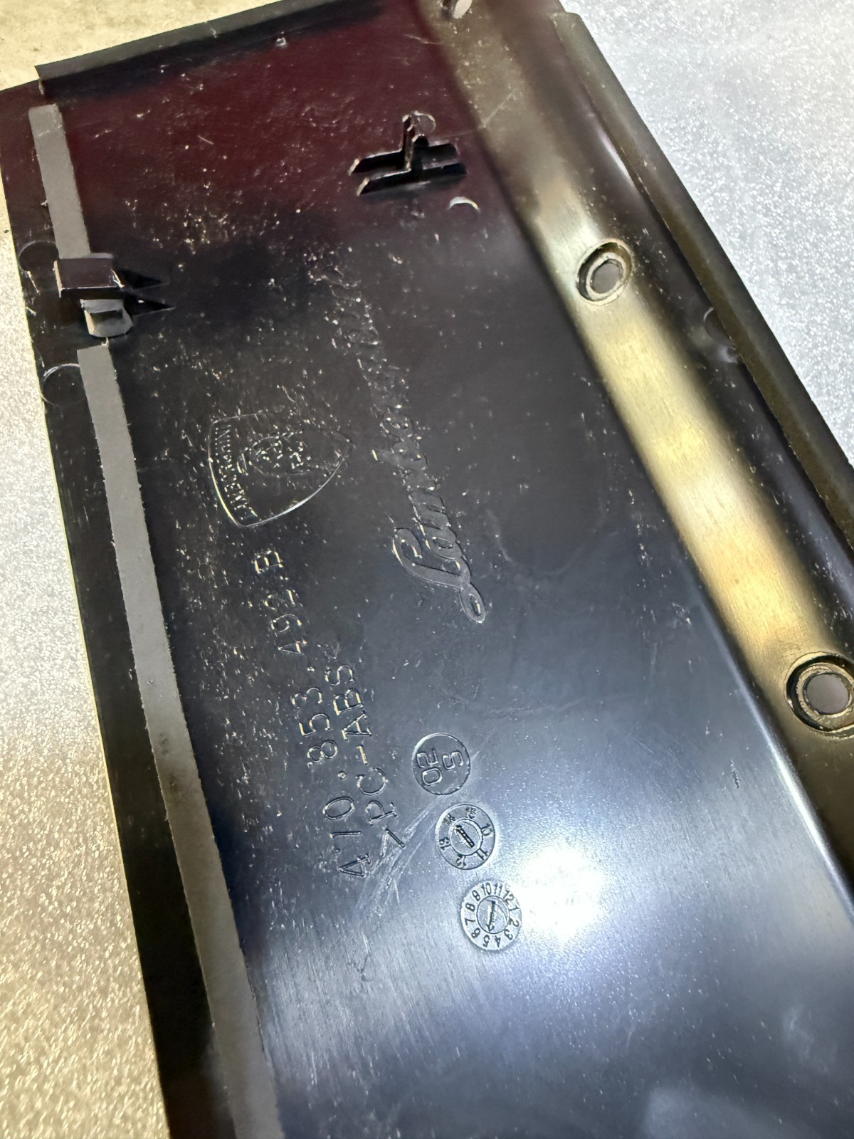 Lamborghini Aventador Factory Door Sills Scuff Left and Right 2015 OEM 470853492