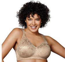 Playtex 18 Hour Ultimate Lift  Support Wireless Bra Nude Size 40B 9770