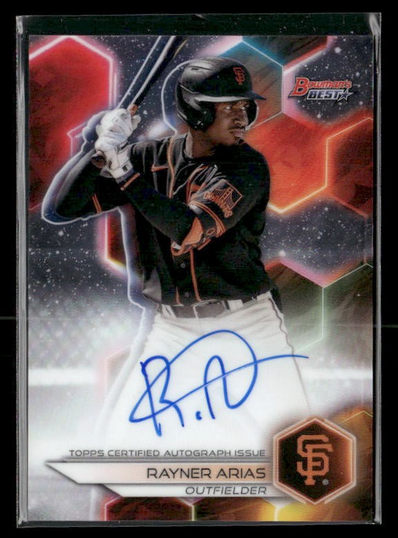 2023 Bowman's Best Best of 2023 Autographs #B23-RA Rayner Arias Giants