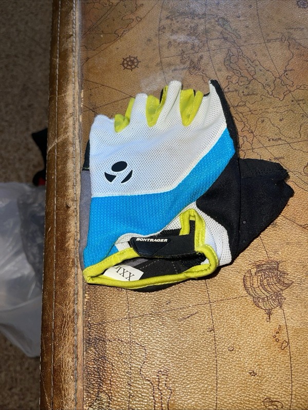 BONTRAGER SOLSTICE GLOVE-CYAN/HOT GREEN-XXL