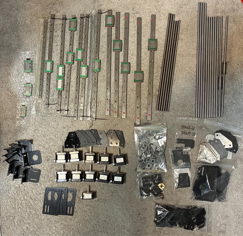 MGN15/12/9 Rails/Carriages, Motors, Brackets, Linear Rods, Lead Screws